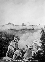 The Battle of San Geronimo, (1895), 1920s. Artist: Unknown