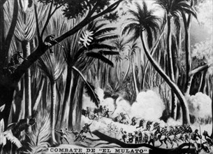 Battle during Cuban War of Independence, (1895), 1920s. Artist: Unknown