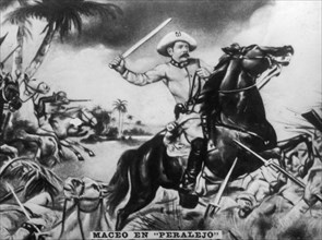 Battle of Peralejo,  (1895), 1920s. Artist: Antonio Maceo Artist: Unknown