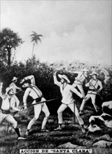 Battle of Santa Clara, (1895), 1920s. Artist: Unknown.