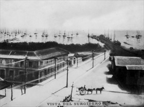 View of Surgidero, (1896), 1920s. Artist: Unknown