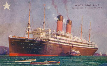Twin-Screw RMS Adriatic of the White Star Line', c1907. Artist: Unknown