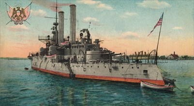 US Battleship Iowa, c1908. Artist: Unknown