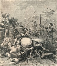 Battle of Flodden, (1513), c1910. Artist: Unknown