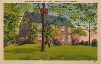 John Alden House, Duxbury, Massachusetts, c1940s. Artist: Unknown