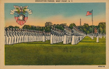 Graduation Parade, West Point, New York, c1940s. Artist: Unknown