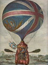 Vincent Lunardi's Second Balloon: 13 May 1785, (1937). Creator: Unknown.