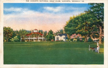 Augusta National Golf Club House, c1935. Artist: Unknown
