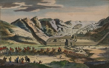 A View of the celebrated Great Wall of China, 1782. Artist: Unknown