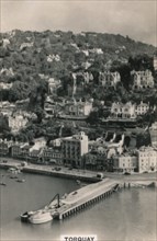 Aerial view of Torquay, 1939. Artist: Unknown