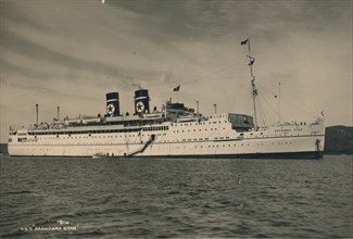 British passenger ship SS Arandora Star of the Blue Star Line, 1936 Artist: Unknown