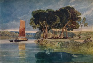 A River Scene, c1800-1842, (1924). Artist: John Sell Cotman