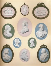 Wedgwood Portrait Medallions in the Possession of Messrs. Stoner & Evans, 1919. Artist: Unknown