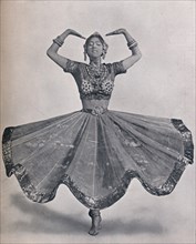 Miss Ruth St. Denis in her Remarkable East Indian Dance at the Aldwych Theatre, 1906. Artist: Unknown