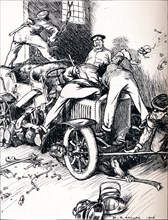 Hints To Motorists, 1906. Artist: Harold Robert Millar