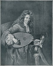 Charles Mouton, (c1626-1710). French lutenist and lute composer, (1909). Artist: Gerard Edelinck
