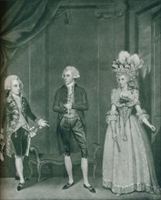 Hon Rd Edgcumbe, Lord William Russell, Lady Caroline Spencer, 1788, (1909). Creator: James Roberts.