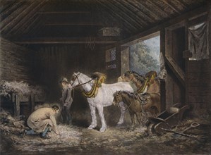 The Farmer's Stable, (1791) 1901. Artist: George Morland