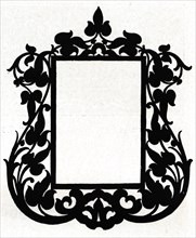 A design for a picture frame titled 'Aesthetic', 1898. Artist: Unknown
