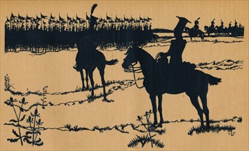 Silhouette for 'Ombres Chinoisses' from 'L'Epopee, 1898. Artist: Caran d'Ache