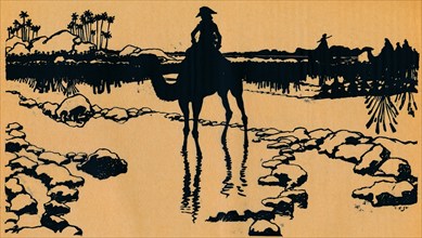 Silhouette for 'Ombres Chinoisses' from 'L'Epopee, 1898. Artist: Caran d'Ache