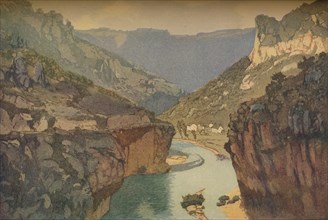 The Gorges of the Tarn, 1912, (1914). Artist: Edward Louis Lawrenson