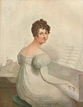 Windsor Castle, 1821. Georgina Quentin mistress of King George IV (1762-1830), 1911. Artist: Unknown