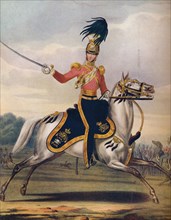 Officer of the 17th Lancers, c1833. (1914). Artist: Unknown