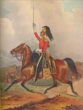 6th Dragoon Guards. Officer (Carabiniers), 1844. (1914).