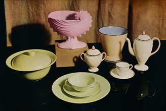 Some of the latest product of the Wedgwood Etruria factory, 1936. Artist: Unknown