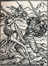 The Knight and Death, 1538, (1917). Artist: Hans Holbein the Younger