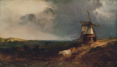 Landscape With Windmill, 19th century, (1917). Artist: Henry Bright