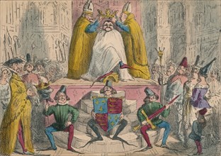 Coronation of Henry the Fourth (from the best authorities), 1850. Artist: John Leech