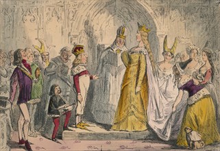 Marriage of Henry the Sixth and Margaret of Anjou, 1850. Artist: John Leech