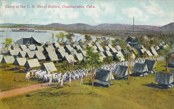 Camp at the US Naval Station, Guatanamo, Cuba, c1911. Artist: Unknown