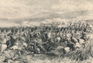 Balaclava, 25th October 1854. The Charge of the Scots Greys, 1884. Artist: Unknown