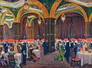 The Restaurant Claridges, c19th century, (1905). Artist: Max Cowper