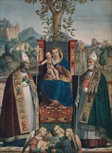 Virgin and Child with Saint Lorenzo Giustiniani and Zeno, 1874, (1903).