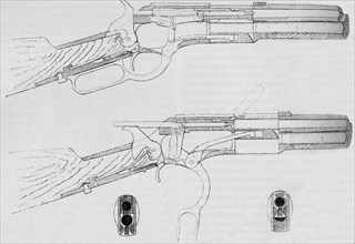 Winchester Magazine Gun, 1884. Artist: Unknown