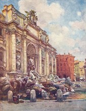 Fountain of Trevi, c1905. Artist: Alberto Pisa