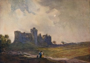 'The Coming Storm, Carew Castle', c1913 (1914-1915). Artist: William Tatton Winter.