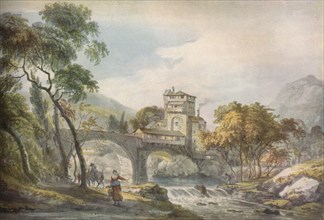 'A Classical Landscape', c18th century. Artist: Paul Sandby.