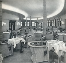 'The Tea Lounge of the Conte Di Savoia', 1933. Artist: Unknown.