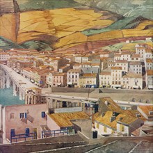 'Port Vendres, La Ville', c1925. Artist: Charles Rennie Mackintosh.
