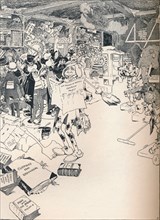 'The Property Room of a Clever Cartoonist', c1890. Artist: Frederick Richardson