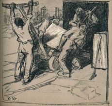 'Quarrymen', c1900 (1902). Artist: Robert Hermann Sterl.