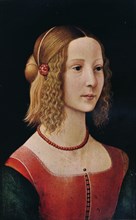 'Portrait of a Girl', 1490 (1930). Artist: Workshop of Domenico Ghirlandaio.