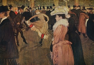 'At the Moulin Rouge, the Dance', 1890 (1934). Artist: Henri de Toulouse-Lautrec.