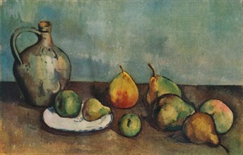 'Still life, pitcher and fruit', 1894. Artist: Paul Cezanne.