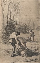 'The Woodcutters', c1853. Artist: Jean Francois Millet.